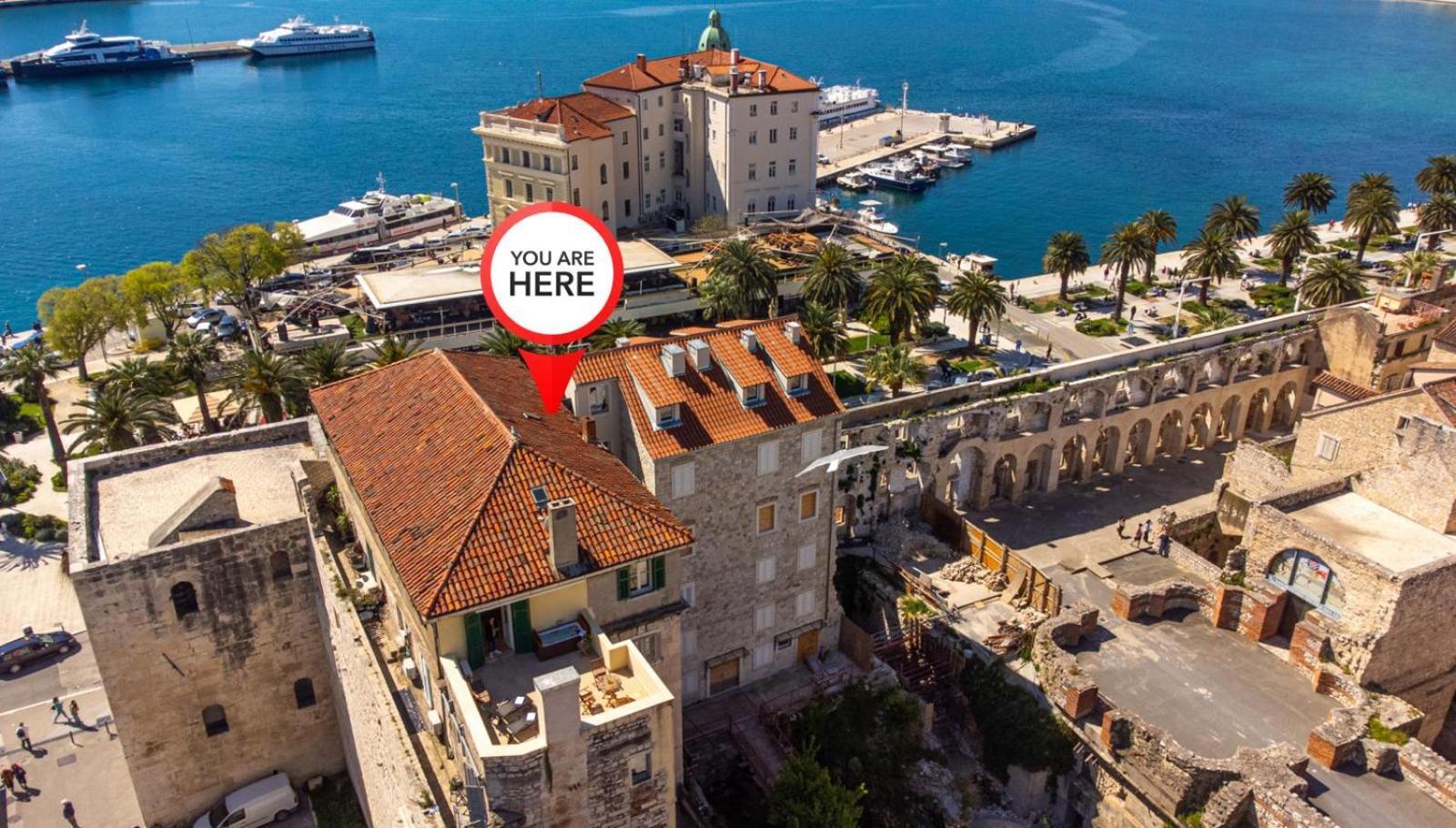 Apartament Diocletian Tower - Bella Vista & Palazzo *